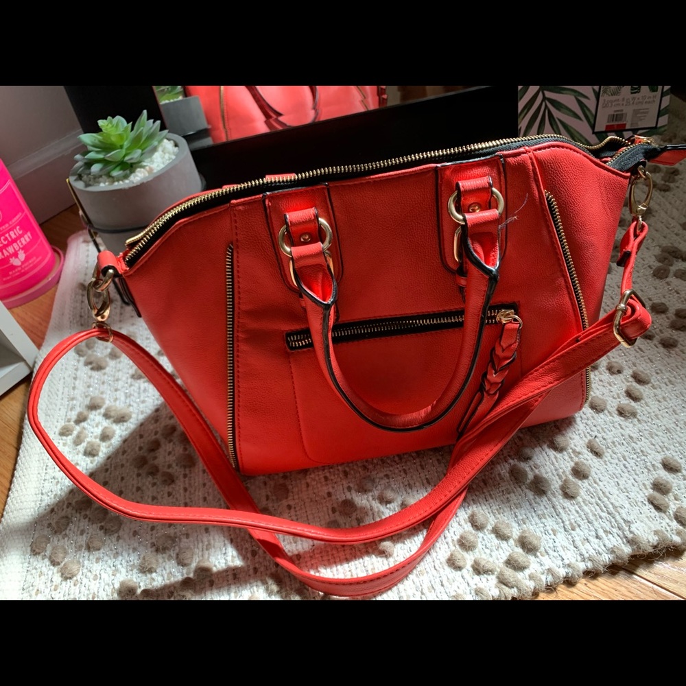 Red hot handbag